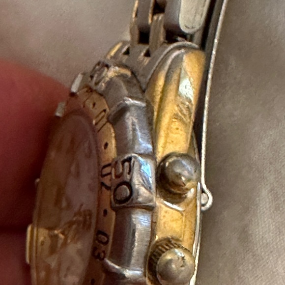 Anne Klein II Instalite silver and gold tone watch - Picture 10 of 15